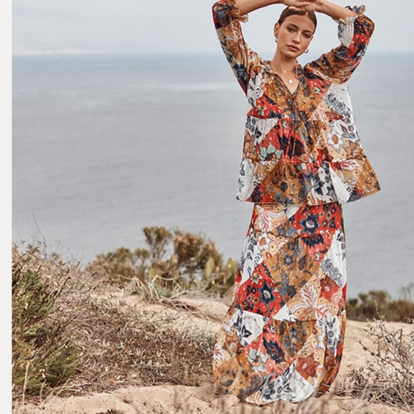 Johnny Was Jade Stephanie Maxi Skirt Size Medium - Picture 2 of 8